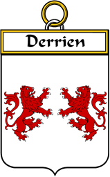 French Coat of Arms Badge for Derrien