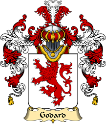 French Family Coat of Arms (v.25) Godard