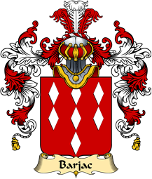 French Family Coat of Arms (v.25) Barjac