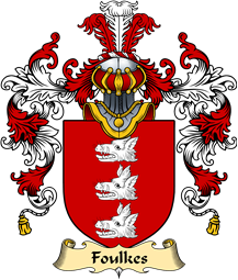 Welsh Family Coat of Arms (v.25) Foulkes (of Ereifiad, Denbighshire)