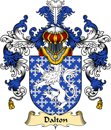 Welsh Family Coat of Arms (v.25) Dalton (Sir Richard of Althorp, through marriage)
