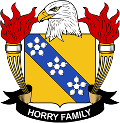 Coat of arms used by the Horry family in the United States of America