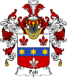 Italian Family Coat of Arms (v.25b) Poli