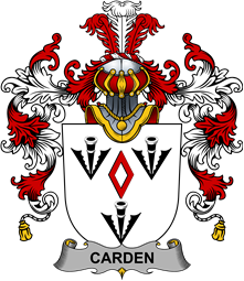 Irish Family Coat of Arms (v.25b) Carden