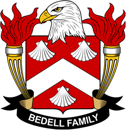 Coat of arms used by the Bedell family in the United States of America