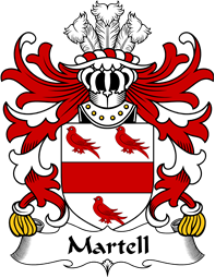 Welsh Coat of Arms for Martell (lords of Llanfaches, Montgomeryshire)