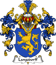 German Wappen Coat of Arms (v.25) Langsdorff