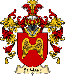 Welsh Family Coat of Arms (v.25) St Maur (SEYMOUR, of Penhow Castle, Monmouthshire)
