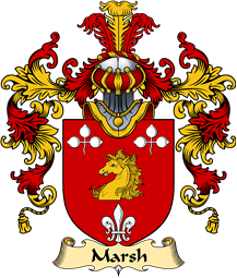 Irish Family Coat of Arms (v.25a) Marsh