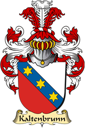 v.23 Coat of Family Arms from Germany for Kaltenbrunn