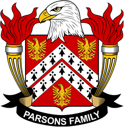 Coat of arms used by the Parsons family in the United States of America