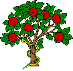 Apple Tree Serpent Entwined