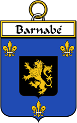 French Coat of Arms Badge for Barnabé