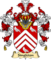 English Family Coat of Arms (v.25) Singleton