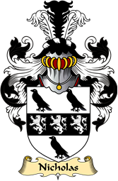 English Coat of Arms (v.23) for the family Nicholas