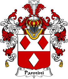 Italian Family Coat of Arms (v.25b) Pannini