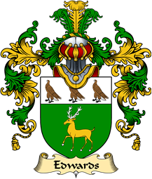 Irish Family Coat of Arms (v.25a) Edwards