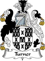 English Coat of Arms for the family Turner