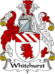 English Coat of Arms for the family Whitehurst