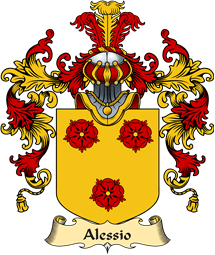 Italian Family Coat of Arms (v.25a) Alessio
