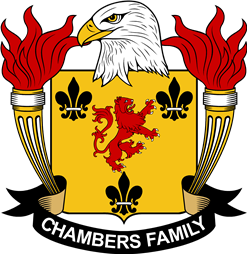 Coat of arms used by the Chambers family in the United States of America