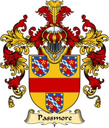 English Family Coat of Arms (v.25) Pasmore or Passmore