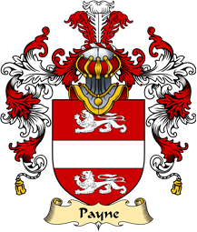 English Family Coat of Arms (v.25) Payne