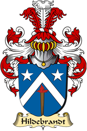 v.23 Coat of Family Arms from Germany for Hildebrandt