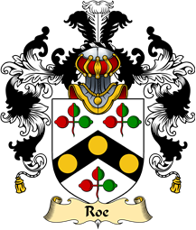 Irish Family Coat of Arms (v.25a) Roe