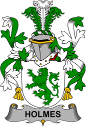 Irish Coat of Arms for Holmes