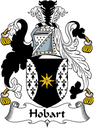 English Coat of Arms for the family Hobart