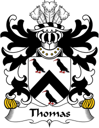 Welsh Coat of Arms for Thomas (AP GRUFFUDD AP NICOLAS)