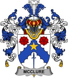 Irish Family Coat of Arms (v.25b) McClure
