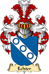 v.23 Coat of Family Arms from Germany for Echter