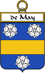 French Coat of Arms Badge for de May