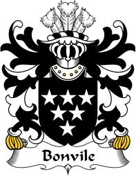 Welsh Coat of Arms for Bonvile (of Glamorgan)