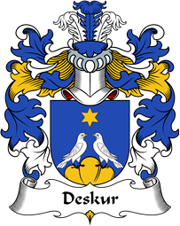 Polish Coat of Arms for Deskur or Deskour