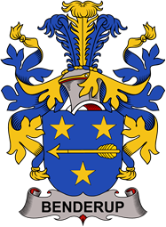 Coat of arms used by the Danish family Benderup