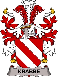 Coat of arms used by the Danish family Krabbe