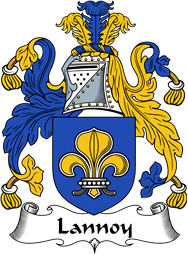 English Coat of Arms for the family Lannoy