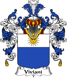 Italian Family Coat of Arms (v.25b) Viviani