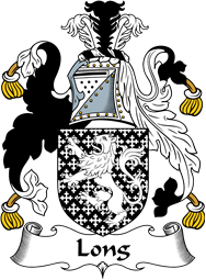 English Coat of Arms for the family Long