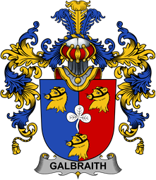 Irish Family Coat of Arms (v.25b) Galbraith
