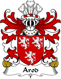 Welsh Coat of Arms for Arod (ap Owain ab Edwin ap Gronwy)