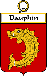 French Coat of Arms Badge for Dauphin