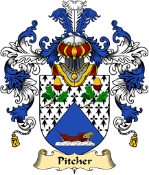 English Family Coat of Arms (v.25) Pitcher