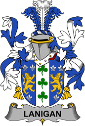 Irish Coat of Arms for Lanigan or O