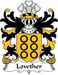 Welsh Coat of Arms for Lowther (Quartering of Powell of Hosely)