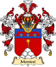 Italian Family Coat of Arms (v.25a) Montesi