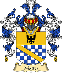 Italian Family Coat of Arms (v.25a) Mattei